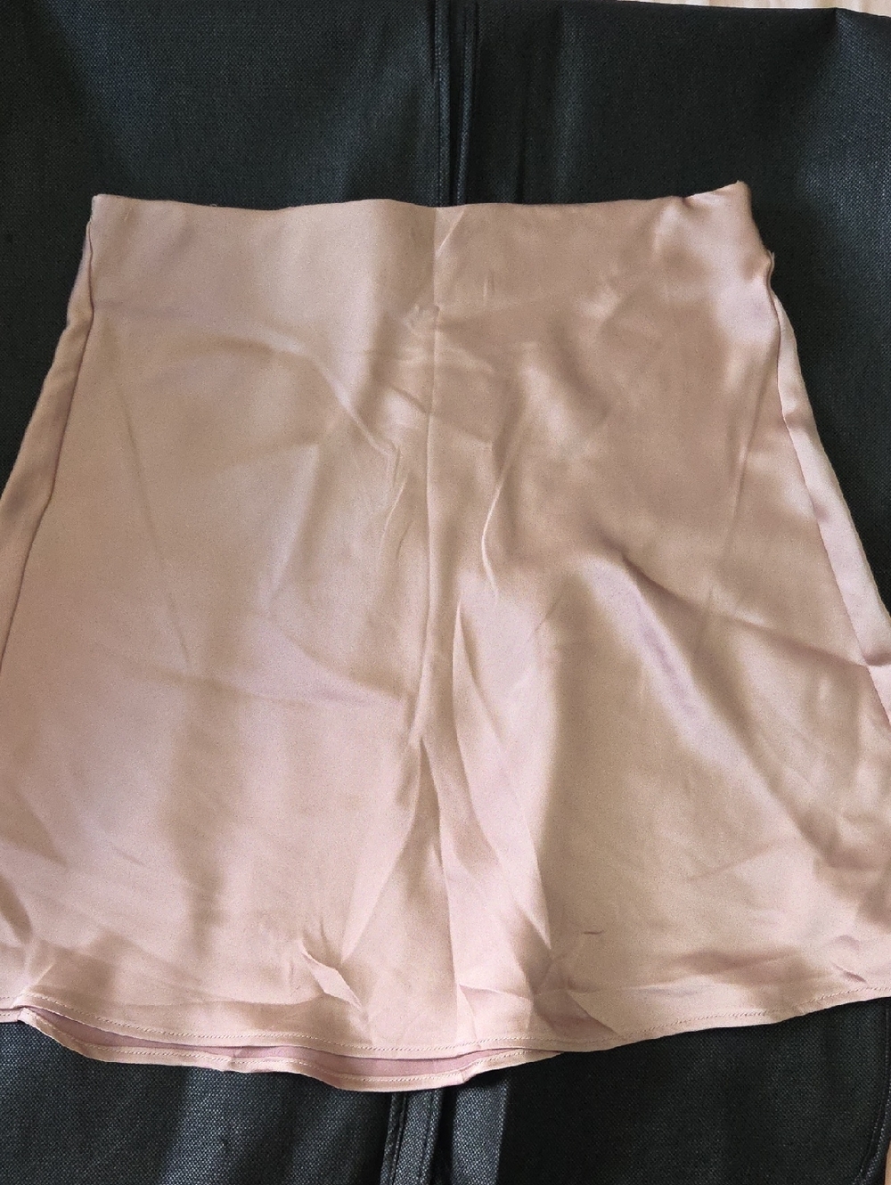 Dynamite Blush Pink Satin A-Line Skort